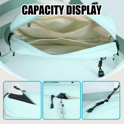 2025 Mini Canvas Crossbody Bag For Women Small Shoulder Handbag Phone Purse