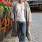 Men's Knitted Cotton Cardigan: Casual, Slim-Fit Outwear for Autumn/Winter