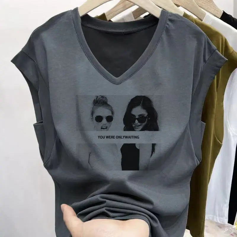 Womens Sleeveless Captain 3d Printed Vest Summer Beach Resort Style Fashionable Loose Fit T Shirt Top Casual Sleeveless Tee