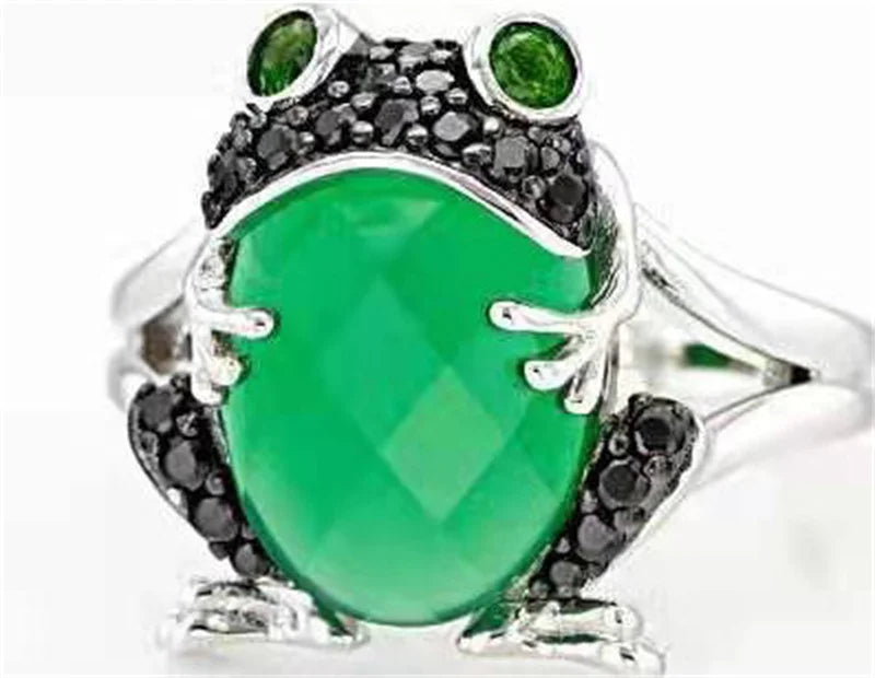 Cute Frog Ring – Unisex Animal Adjustable Statement Ring
