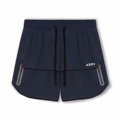 Breathable Quick Dry 2 In 1 Mens Gym Shorts