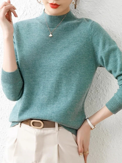 Womens Femme Korean Style Rustic Vintage Style Winter Sweaters