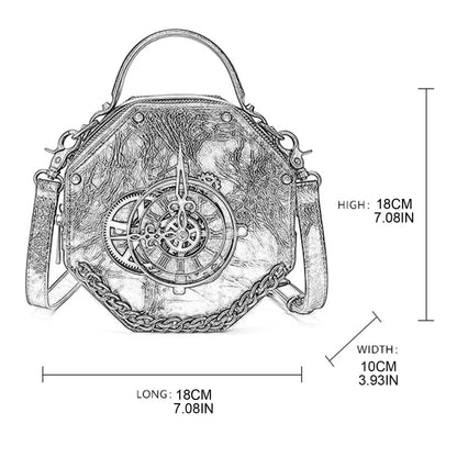 Retro Fashion Circular Handbags