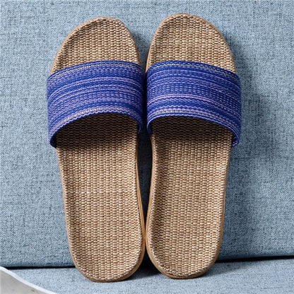 Casual Summer Style Linen Comfortable Slippers For Women