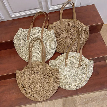 Large Straw Beach Bags