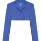 Double Button New Style Super Crop Blazer Jackets Suits