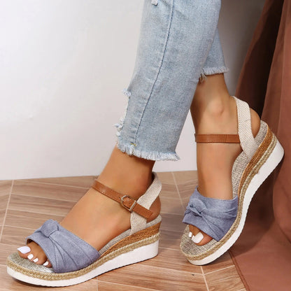 New Platform Heel Women Fashion Wedges Gladiator Sandals