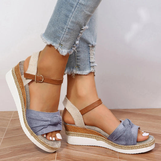 New Platform Heel Women Fashion Wedges Gladiator Sandals