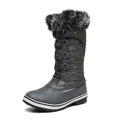 2025 New Winter Boots for Women | Snow Boots with Thick Fur, Non-Slip Waterproof High Boots, Big Size