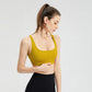 Cross Back Hollow Out Breathable Padded Women Sports Bras