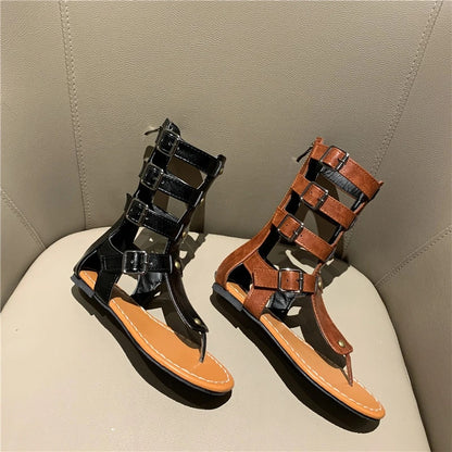 Buckle Strap Design Women's Gladiator Sandals