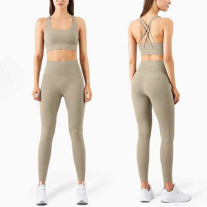 Elegant High Quality Sport Style Yoga Fitness Sets For Women