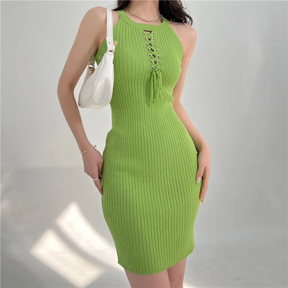 Fresh Cotton Soft Above Knee Bodycon Mini Dress