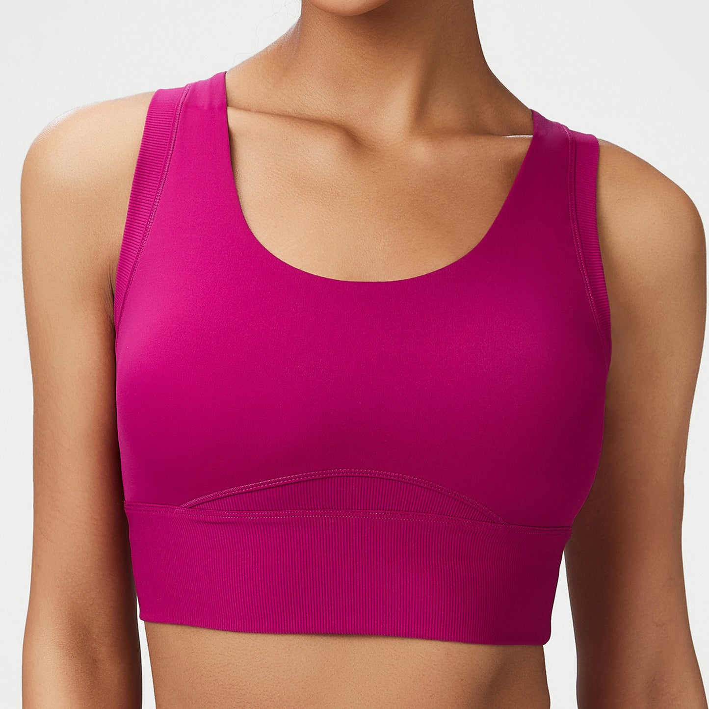 Shockproof Vest Sports Bra – Full Coverage & Wire-Free Support