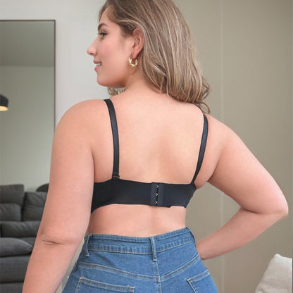 Full Coverage Plus Size Push Up Bras Wire Free Lace Lingerie