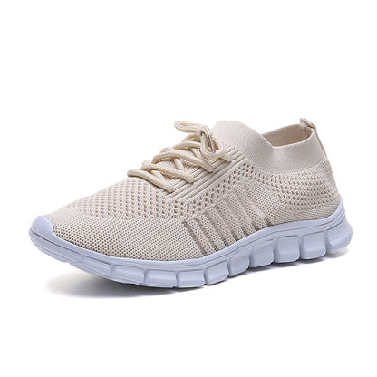 Women’s Flying Knit Casual Sneakers | Lightweight Summer Mesh Shoes
