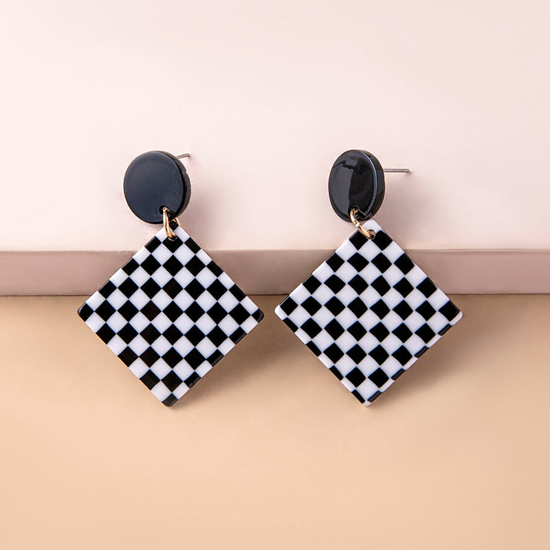 New Square Women Drop Earrings