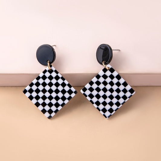 New Square Women Drop Earrings