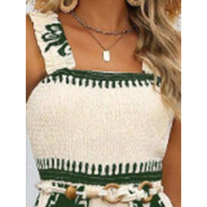 Bohemian Wide-Leg One-Piece Jumpsuit for Women – Breezy Summer & Beach Outfit