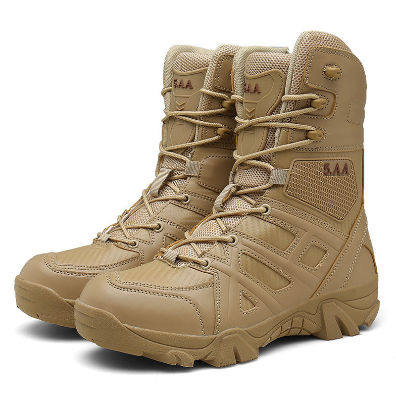 Men's Waterproof Military Combat Boots for Hiking Mountaineering & Outdoor Training