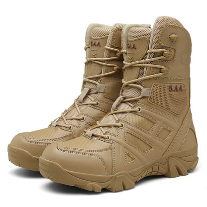 Men's Waterproof Military Combat Boots for Hiking Mountaineering & Outdoor Training