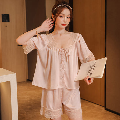 Women Button Down Long Sleeve Sleepwear Pajamas Set