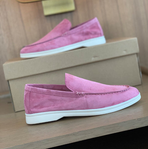 Flat Sole Simple Genuine Leather Casual Womens Shoes