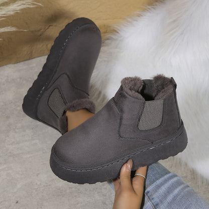Women Casual Furry Softener Warm Snow Boots
