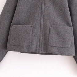 New Autumn Fashion Windbreaker Zipper Hooded Jackets