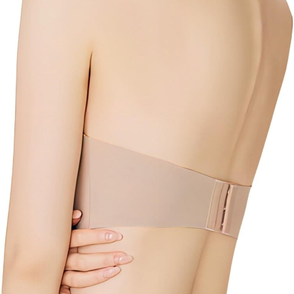 Cotton Strapless Bandeau Bra – Soft Support & Seamless Comfort