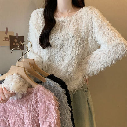 Womens Loose Style Knitted Super Warm Winter Sweaters