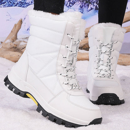 Extreme Cold Womens Snow Boots Super Thick Cold Proof For Minus 40 C Waterproof