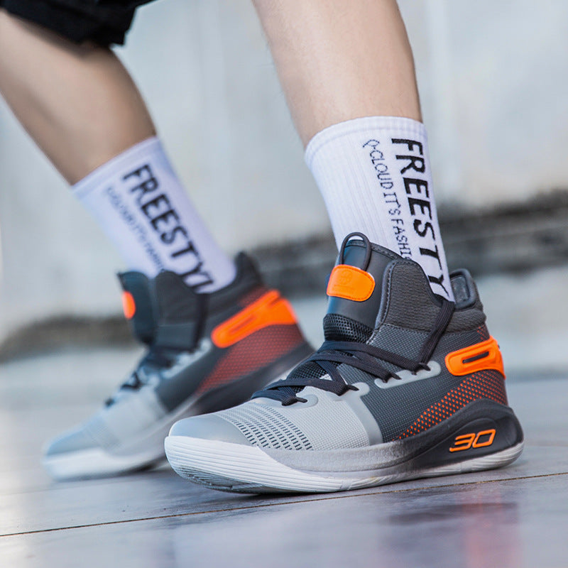 Youth Autumn Basketball Shoes for Men 18–40 | Combat Boot Inspired High-Top Sneakers for Sports & Street Style