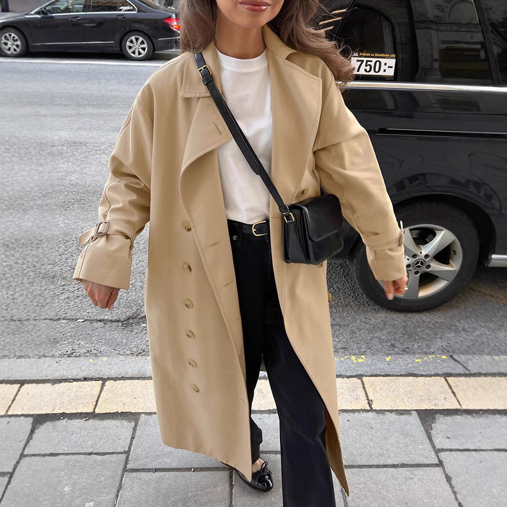 Chic Khaki Trench Coat – Trench Coats Women Outfit Classy & Elegant Daily Commute
