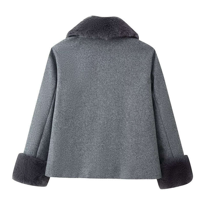 Autumn Classic Chic Casual Lapel Single Breasted Outwear Coat For Women