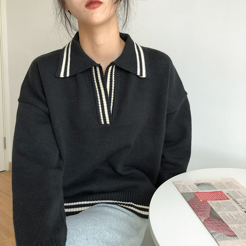 Effortless Elegance: Oversized Personalized Sweater for Women