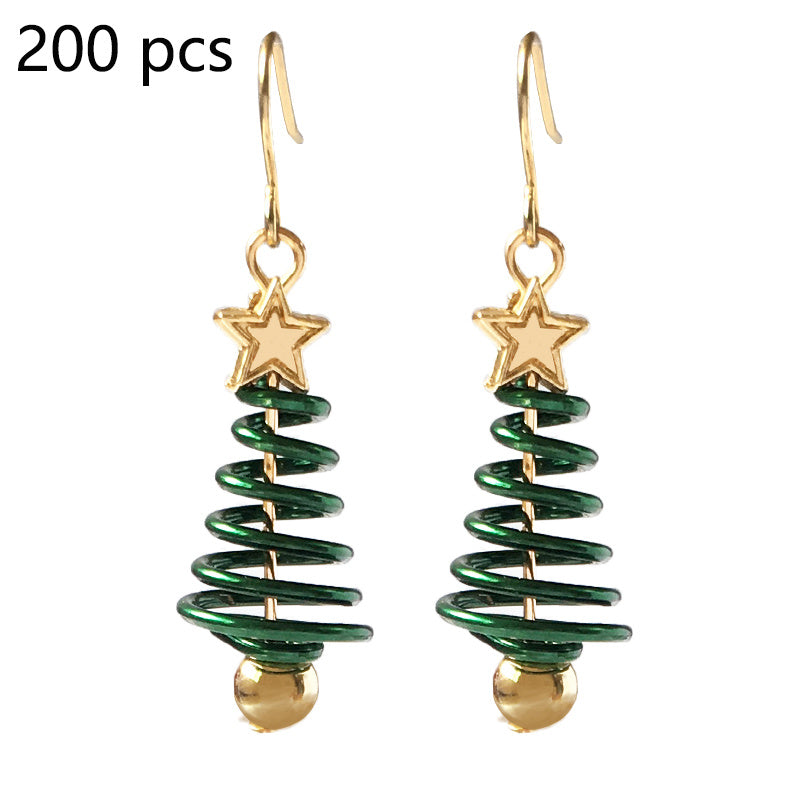 Earrings Christmas Tree Star DIY Festive Design Jewelry Trend 2025