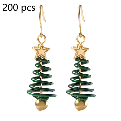Earrings Christmas Tree Star DIY Festive Design Jewelry Trend 2025