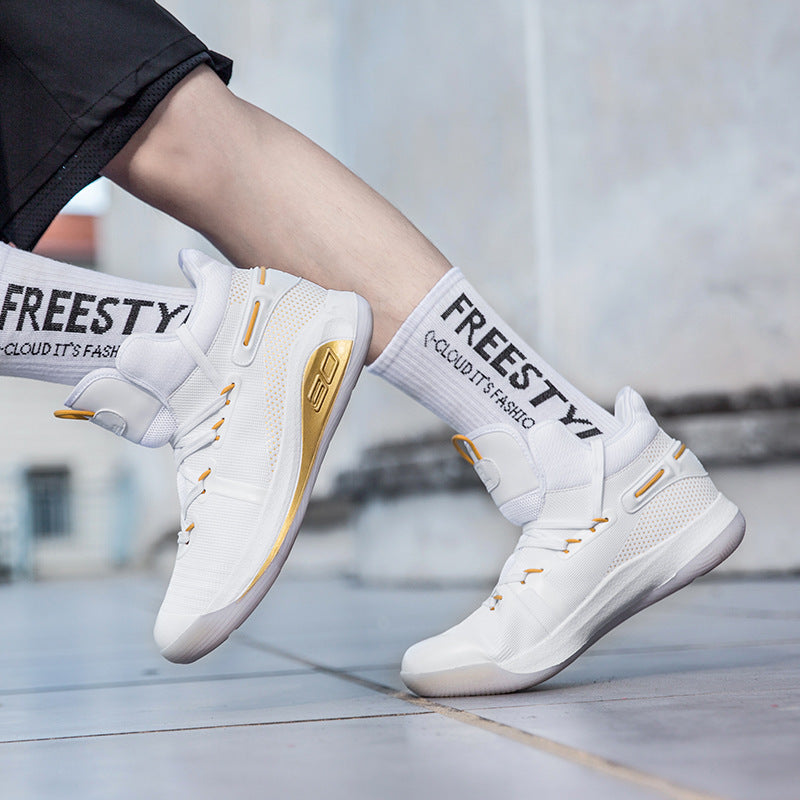 Youth Autumn Basketball Shoes for Men 18–40 | Combat Boot Inspired High-Top Sneakers for Sports & Street Style