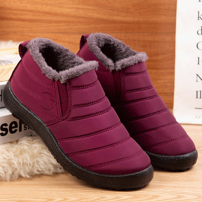 Plus-Size Ankle Boots for Women & Men | Flat Heel Waterproof Winter Boots with Anti-Slip Sole