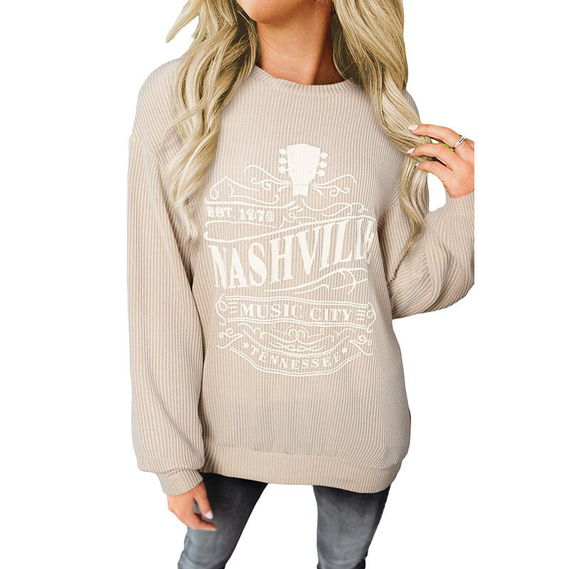 Nashville Music City Sweatshirt – Retro Vibes & Casual Cool