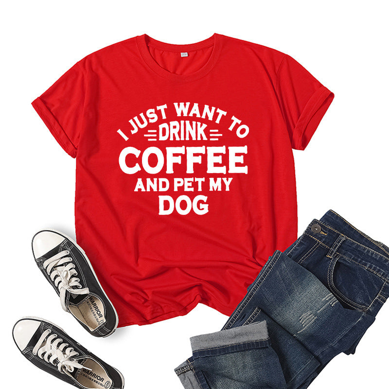 Rules For Monday Printed O Neck T Shirts For Women