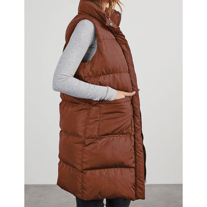 Korean Sleeveless Down Vest Autumn Winter Warmth