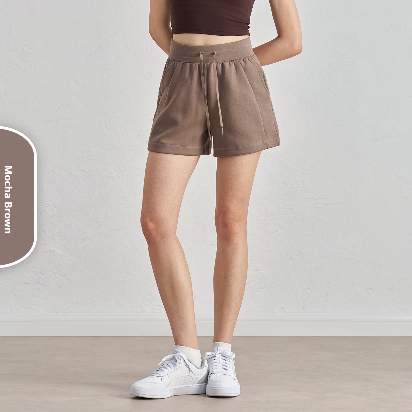 Air Layer Loose Yoga Shorts Women – Casual & Comfortable Summer Outfit