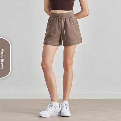 Air Layer Loose Yoga Shorts Women – Casual & Comfortable Summer Outfit