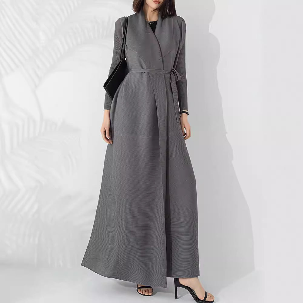 Elegant Long Trench Coat – Long Coats Aesthetic & Chic Layering Outfits