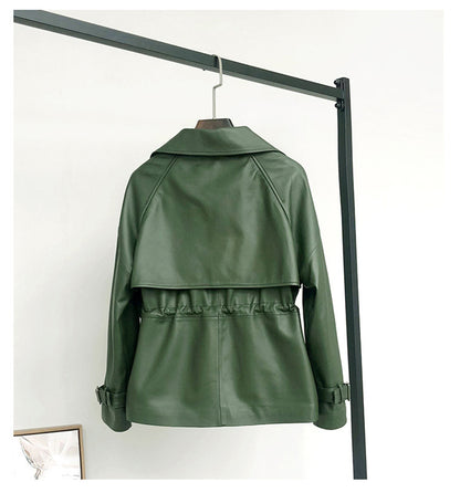 TurnDown Collar Leather Motorcycle Jackets