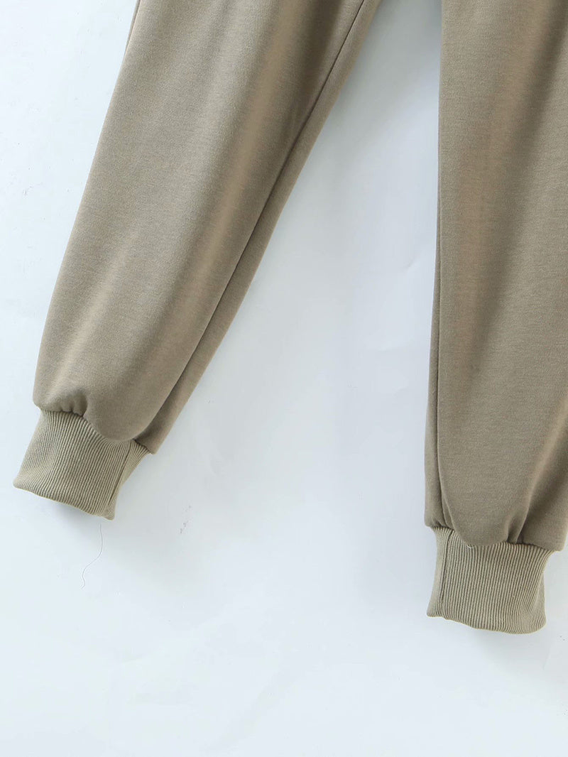 Tactical Style Multi Pockets Wide Leg Hiking Camping Pants For Women