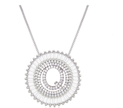 A Z Letter 6mm Imitation Pearls Necklace For Women