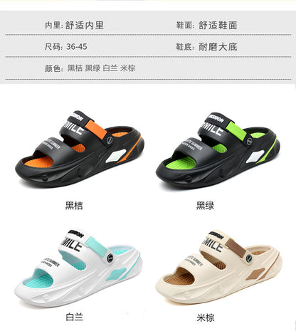 Women Men Thick Soft Sole Simple Look Summer Slippers